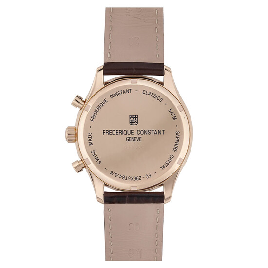 Dekiel zegarka Frederique Constant Classics Quartz Chronograph Triple Calendar