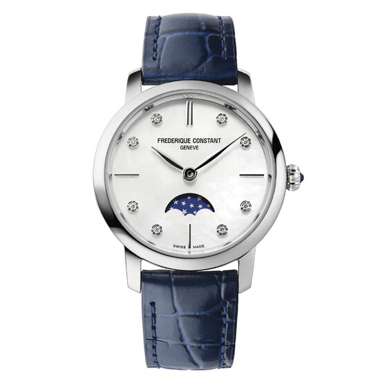 Szwajcarski zegarek Frederique Constant Slimline Moonphase