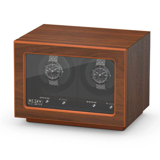 Brązowy rotomat 2 zegarki Beco Boxy BLDC 309431