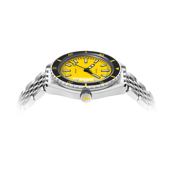 Zegarek na bransolecie z przedłużeniem na skafander DOXA SUB 200