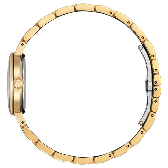 Złocona koperta w zegarku Citizen Lady EM0993-82Z