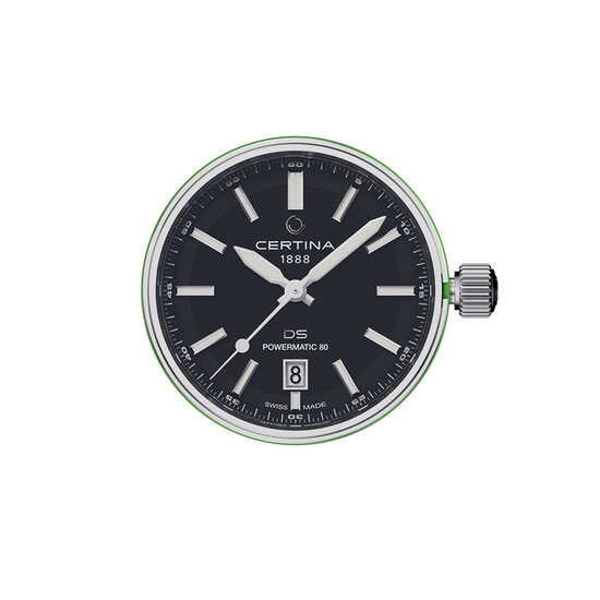 Zegarek, moduł mechanizczny Certina DS+ czarny C041.407.19.051.90