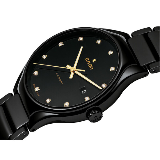 Elegancki zegarek z diamentami Rado