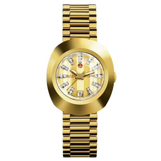 Pozłącany zegarek damski Rado Original Automatic