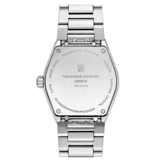 Tył zegarka Frederique Constant Highlife
