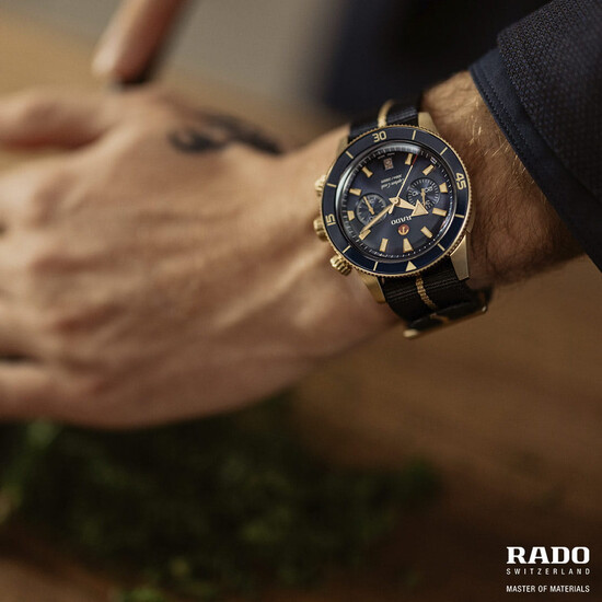 Zegarek Rado Captain Cook na nadgarstku