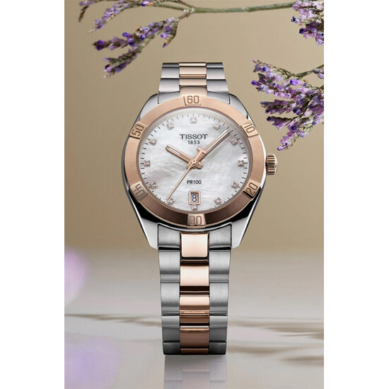 Damski zegarek Tissot PR 100 Sport Chic
