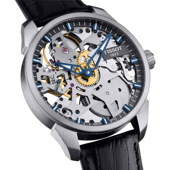Męski zegarek Tissot T-Complication Squelette