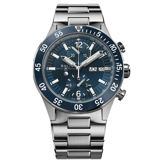 Zegarek Ball Roadmaster Rescue Chronograph DC3030C-S1-BE Limited Edition z niebieską tarczą
