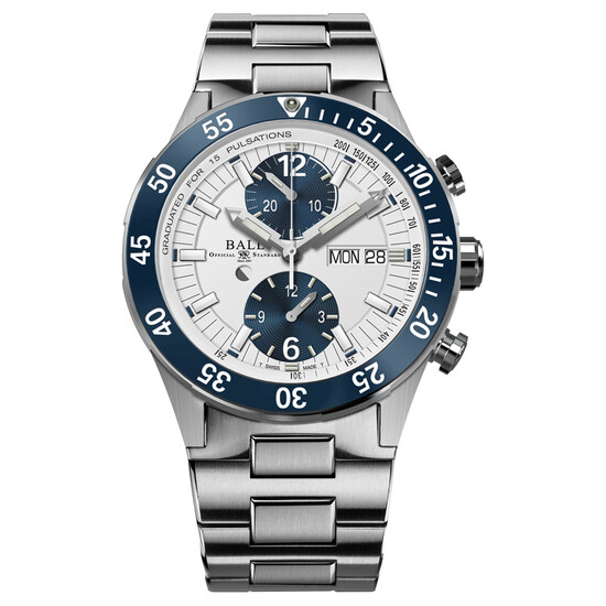 Limitowany chronograf z pulsometrem Ball DC3030C-S1-WH