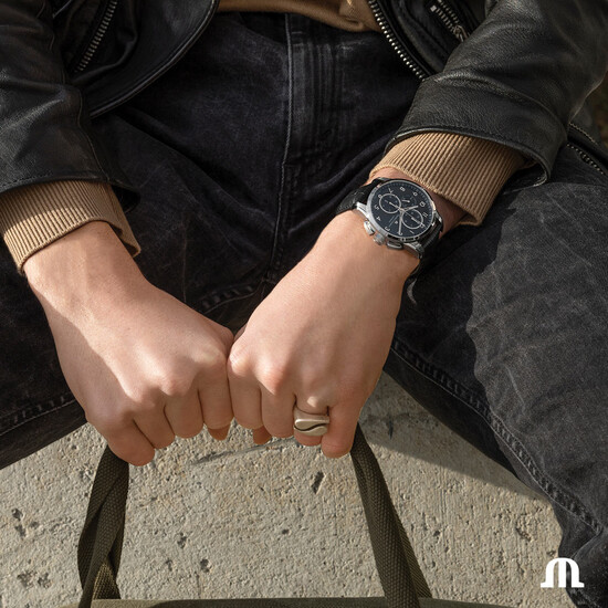 Klasyczny zegarek męski na pasku z aligatora Maurice Lacroix