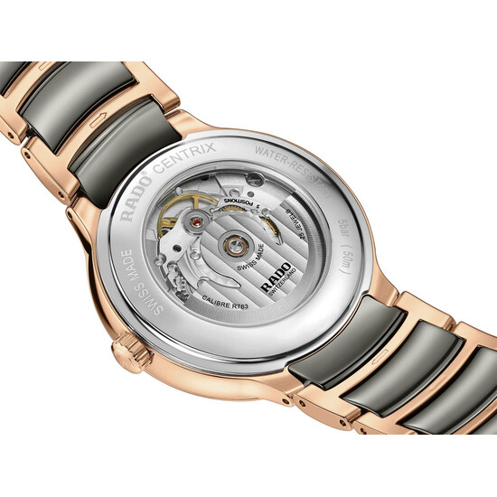 Rado zegarek z przeszklonym deklem