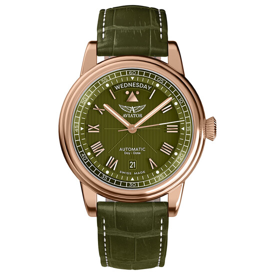 Złoty zegarek dla pilota Aviator