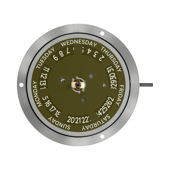 Zielona tarcza, zegarek Day-Date