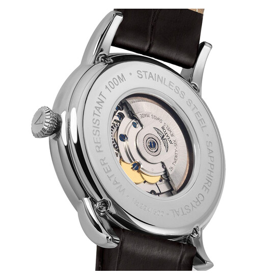 Zegarek automatyczny z widocznym mechanizmem Aviator