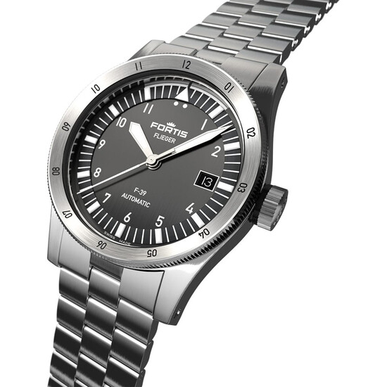 Szwajcarski zegarek w stylu lotniczym Fortis