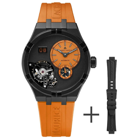 Męski zegarek na gumowym pasku Maurice Lacroix Aikon