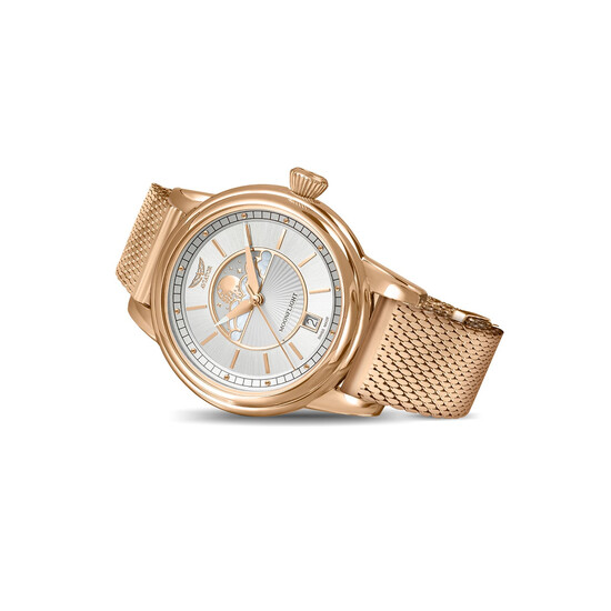 Zegarek damski Aviator z fazami księżyca