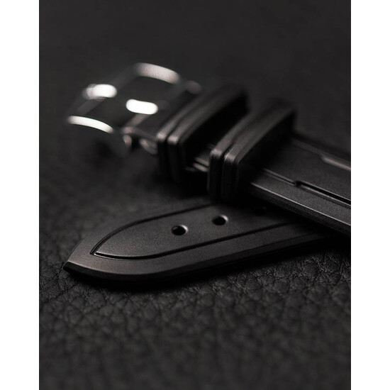 Kauczukowy pasek Hirsch Hevea czarny