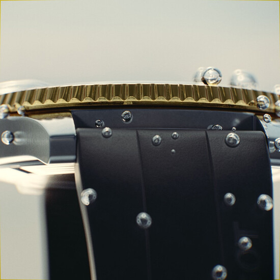 Karbowany pierścień nurkowy Tissota