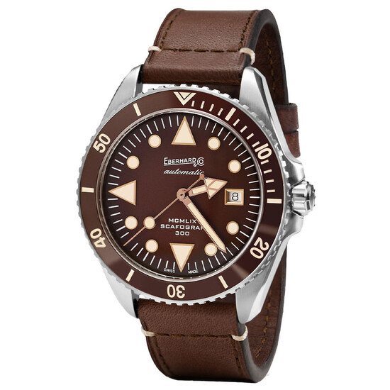 Męski zegarek Eberhard na skórzanym pasku