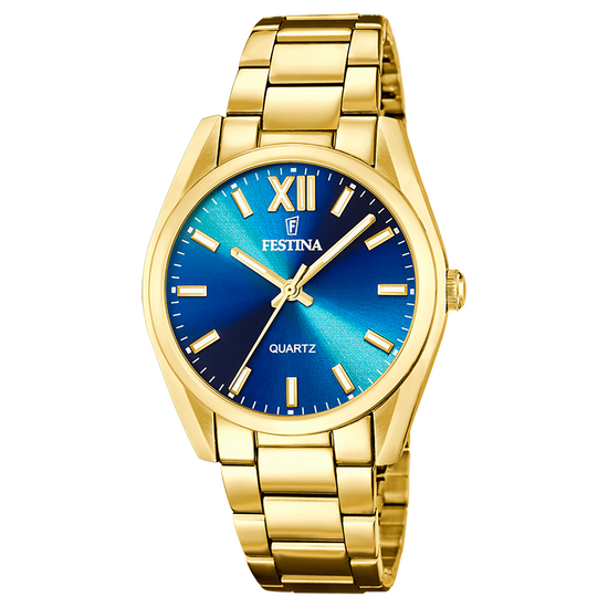 Pozłacany zegarek damski Festina F20640/8