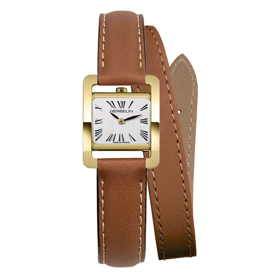 Herbelin V Avenue pozłacany zegarek damski