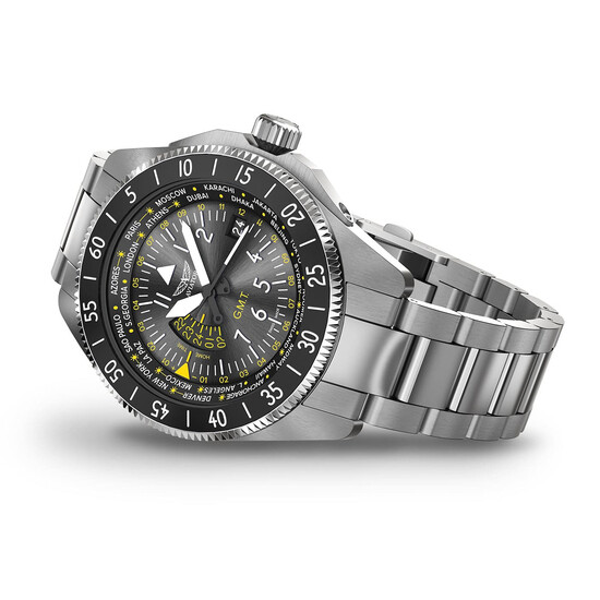 Zegarek lotniczy na bransolecie Aviator