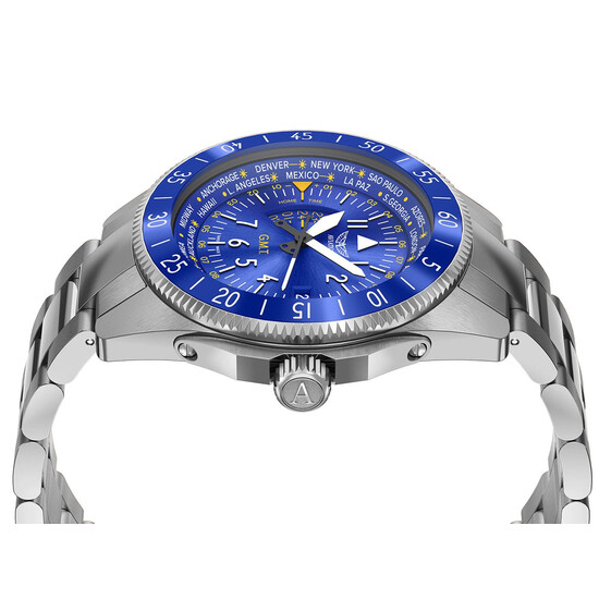 Zegarek lotniczy z funkcją GMT Aviator