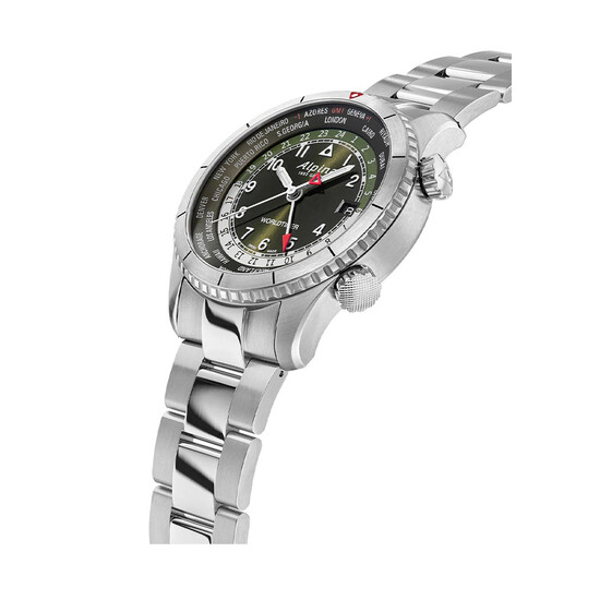 Zegarek ze strefami czasowymi Alpina