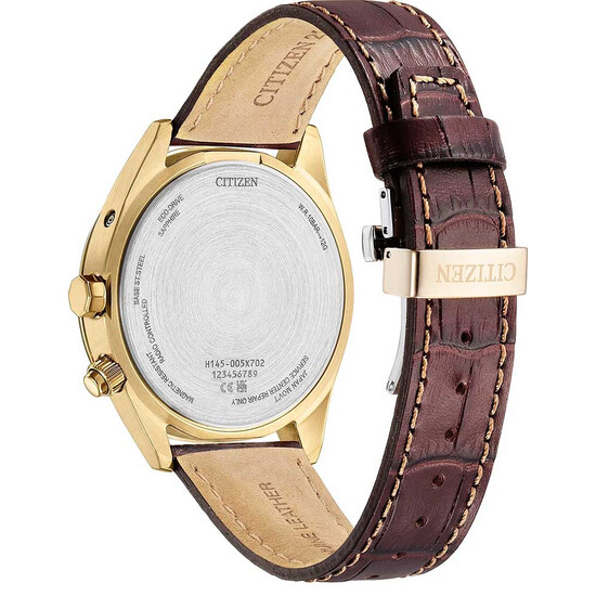 Brązowy pasek zegarka Citizen Radio Controlled CB0273-11H