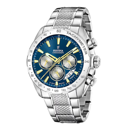 Męski zegarek z chronografem Festina na bransolecie