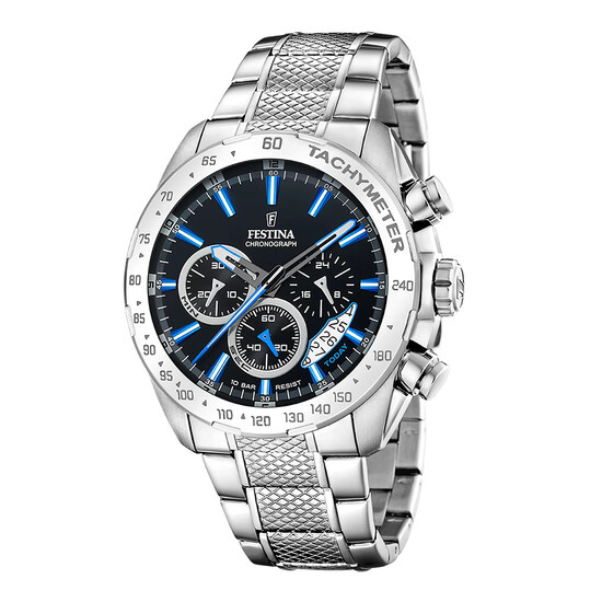 Męski zegarek z chronografem Festina na bransolecie