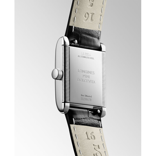 Zegarek damski z prostokątną kopertą Longines DolceVita