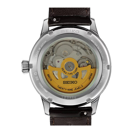 Transparentny dekiel zegarka Seiko