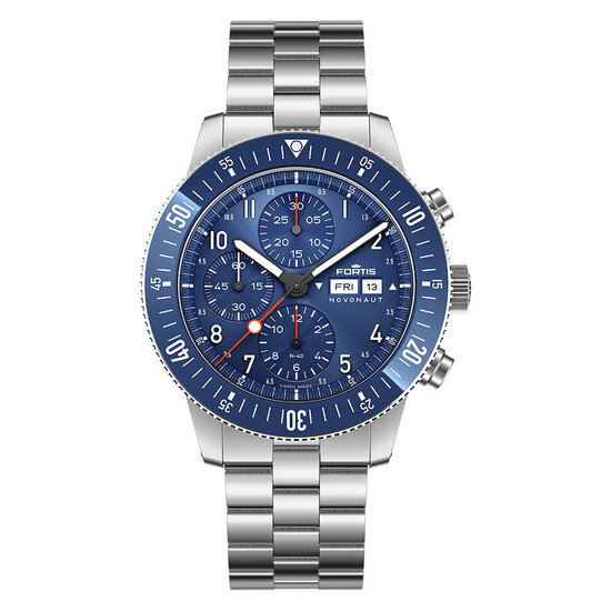 Zegarek Fortis Novonaut Cobalt Blue