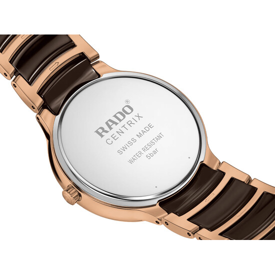 Stalowy dekiel zegarka Rado