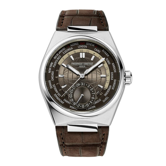 Zegarek męski na skórzanym pasku Frederique Constant Manufacture