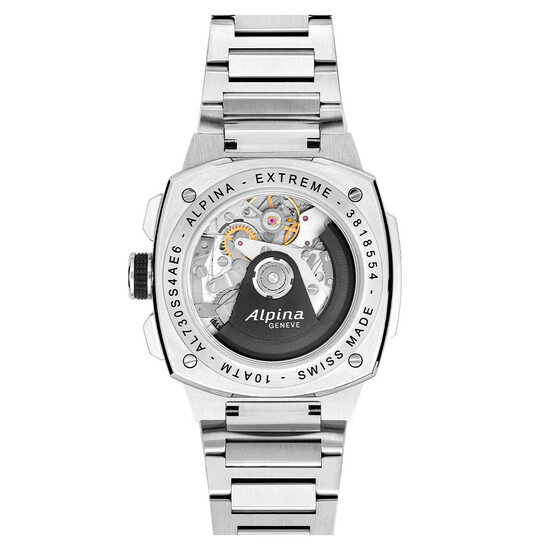 Tył zegarka Alpina Chronograph