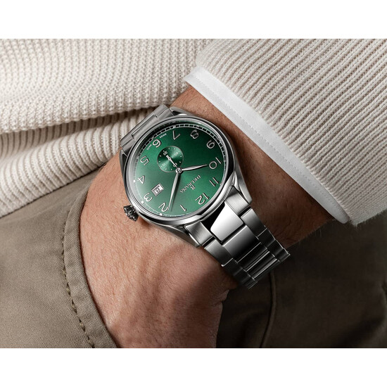 Zegarek męski do garnituru Delbana Fiorentino Green