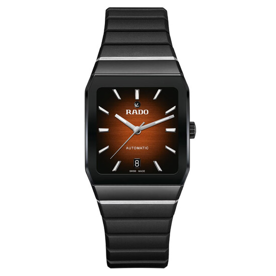 Ceramiczny zegarek Rado na gumowym pasku