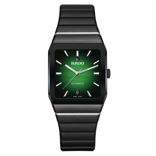Ceramiczny zegarek Rado na gumowym pasku