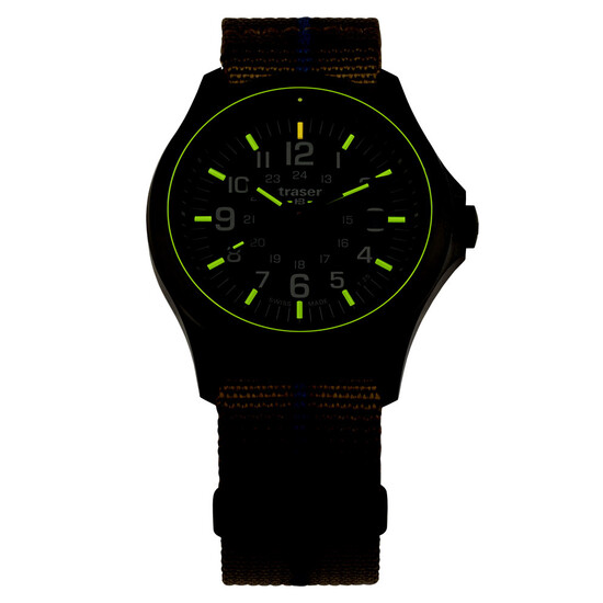 Podświetlony trytem zegarek traser
