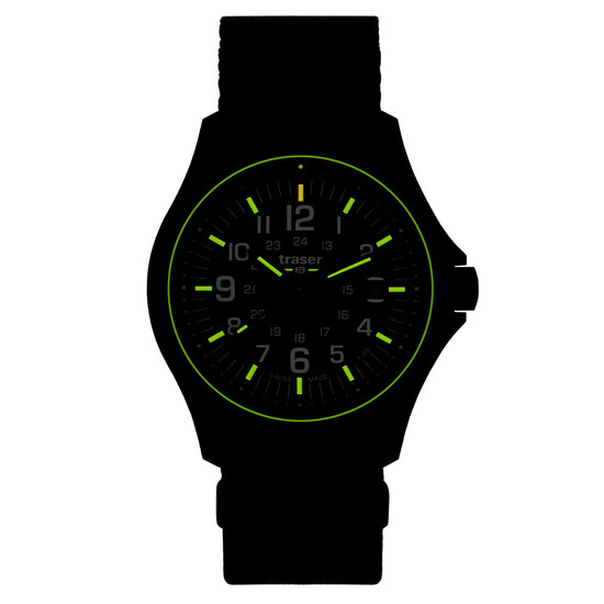 Podświetlony zegarek traser