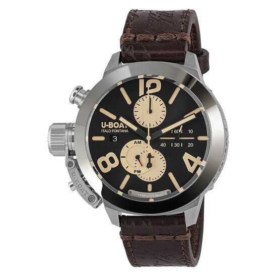 Elegancki zegarek męski w stylu klasycznym U-Boat Classico 45 Tungsteno