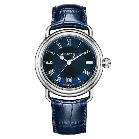 Męski zegarek Aerowatch na skórzanym pasku