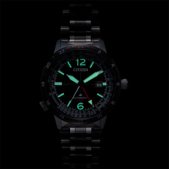 Podświetlenie zegarka Citizen Promaster Air GMT
