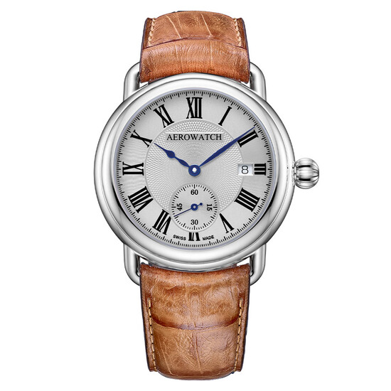 Męski zegarek Aerowatch na skórzanym pasku