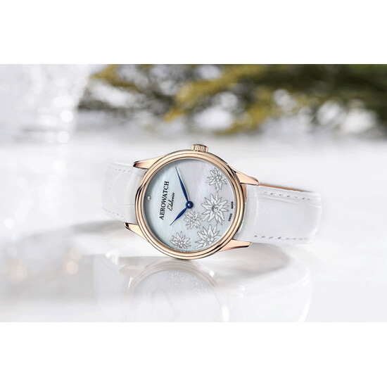 Zegarek Aerowatch ze wzorem kwiatów