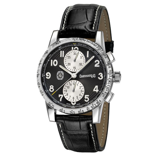 Męski zegarek Eberhard na skórzanym pasku